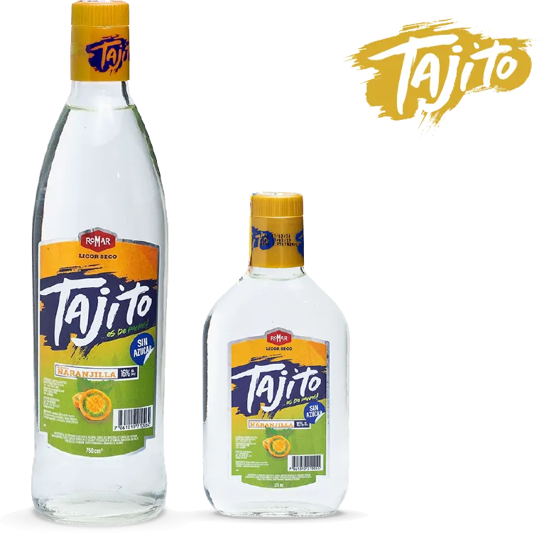 Etiqueta de Tajito Naranjilla