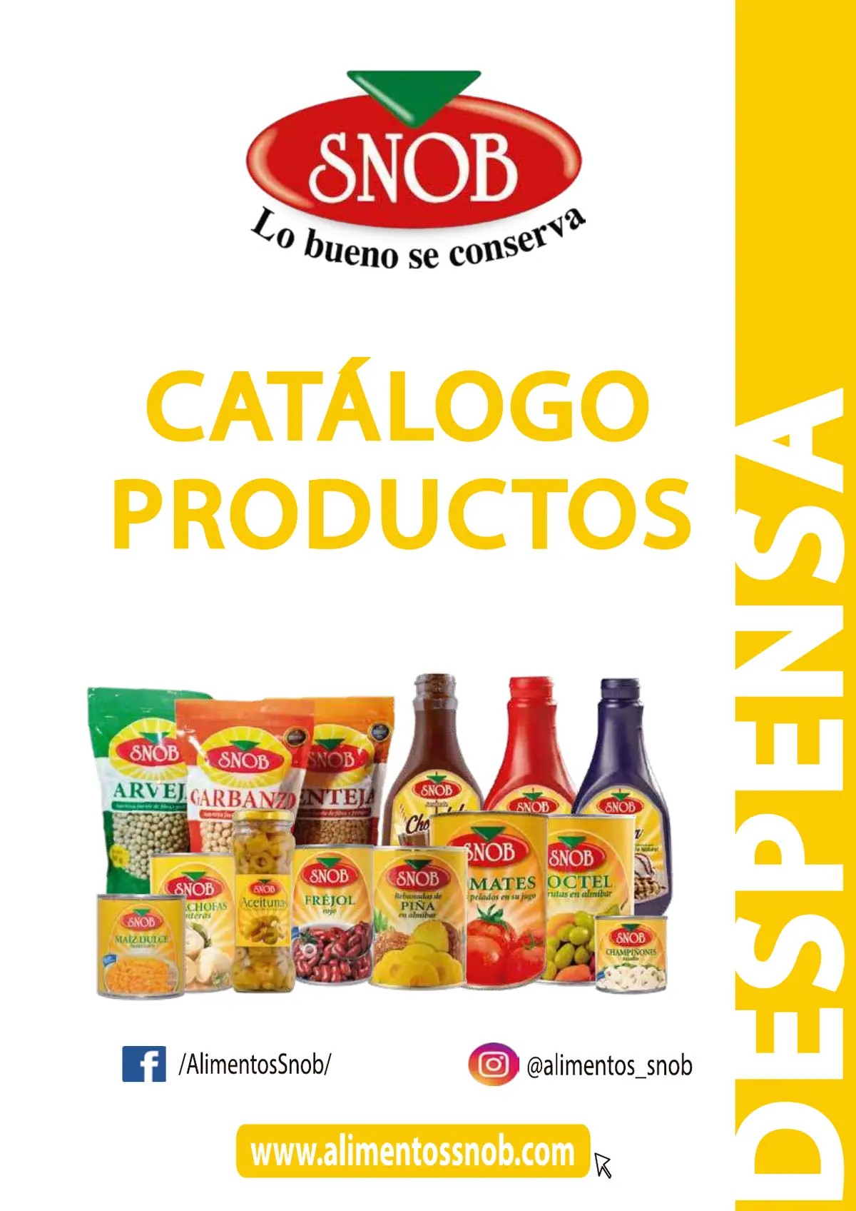 Página 1 del catálogo de Snob y Los Andes