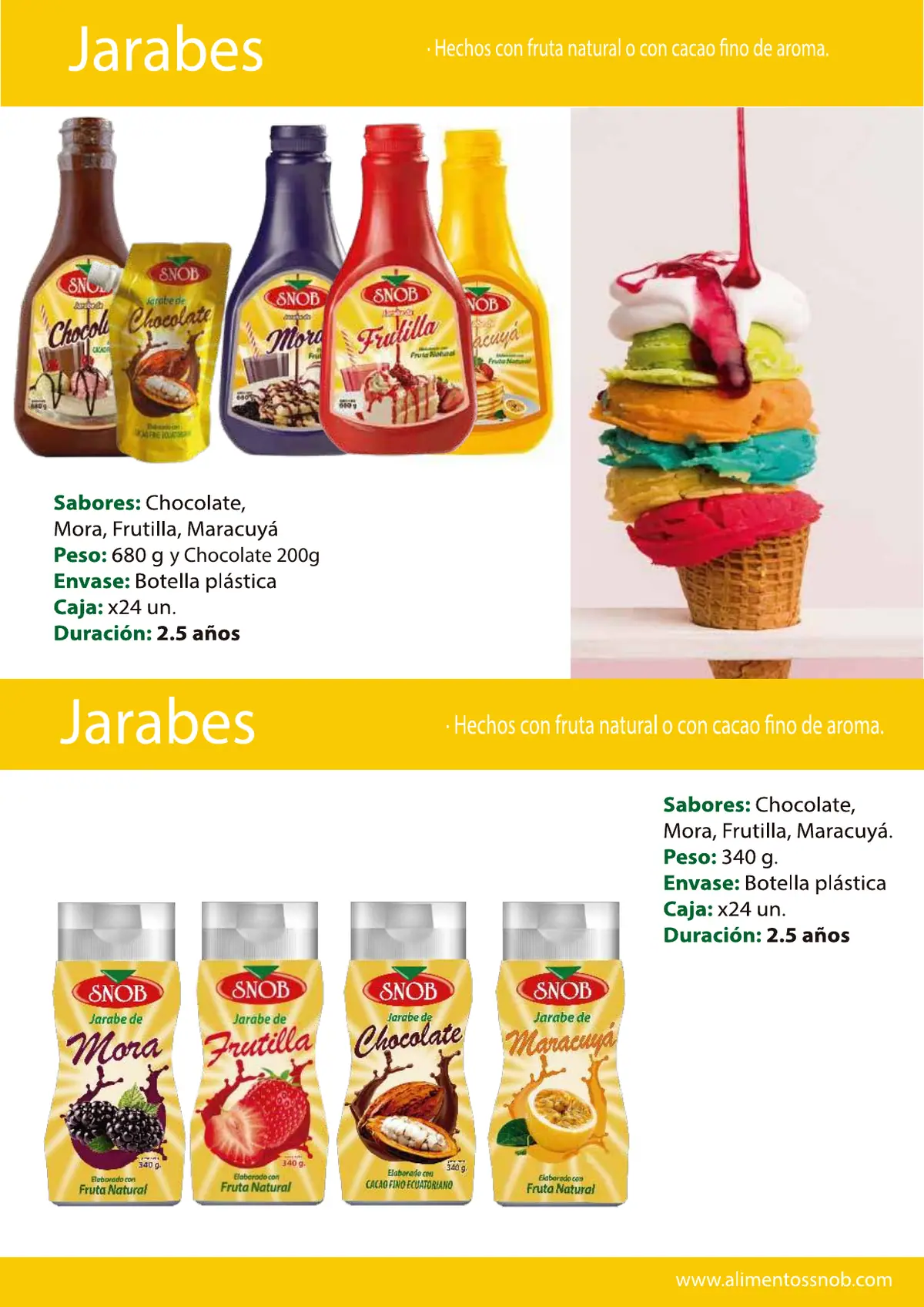 Página 3 del catálogo de Snob y Los Andes